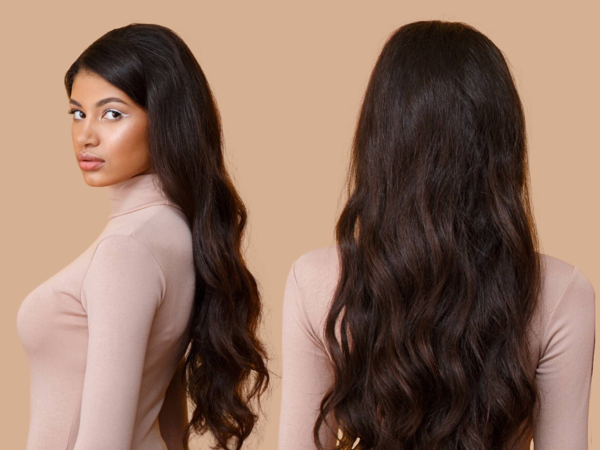 Clip N Go 18 Clip on Human Hair Extensions Beyond The Beauty
